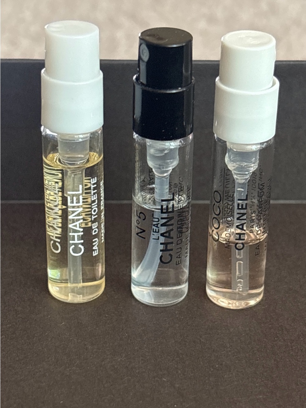 Chanel Fragrance Sample Lot of 3